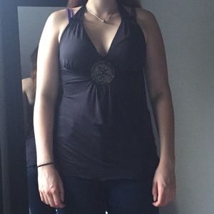 Black dress up cami